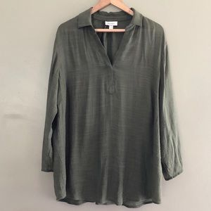 Dressbarn Semi Sheer Long Sleeve Like New Boho Top